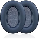 Replacement Ear Pads Compatible with Sony WH-XB900N/WH-CH710N/WH-CH720N/WH-RF400/MDR-RF895RK Headphones, Akkiv Replacement Ear Pads Made of Protein Leather and Memory Foam (Blue)