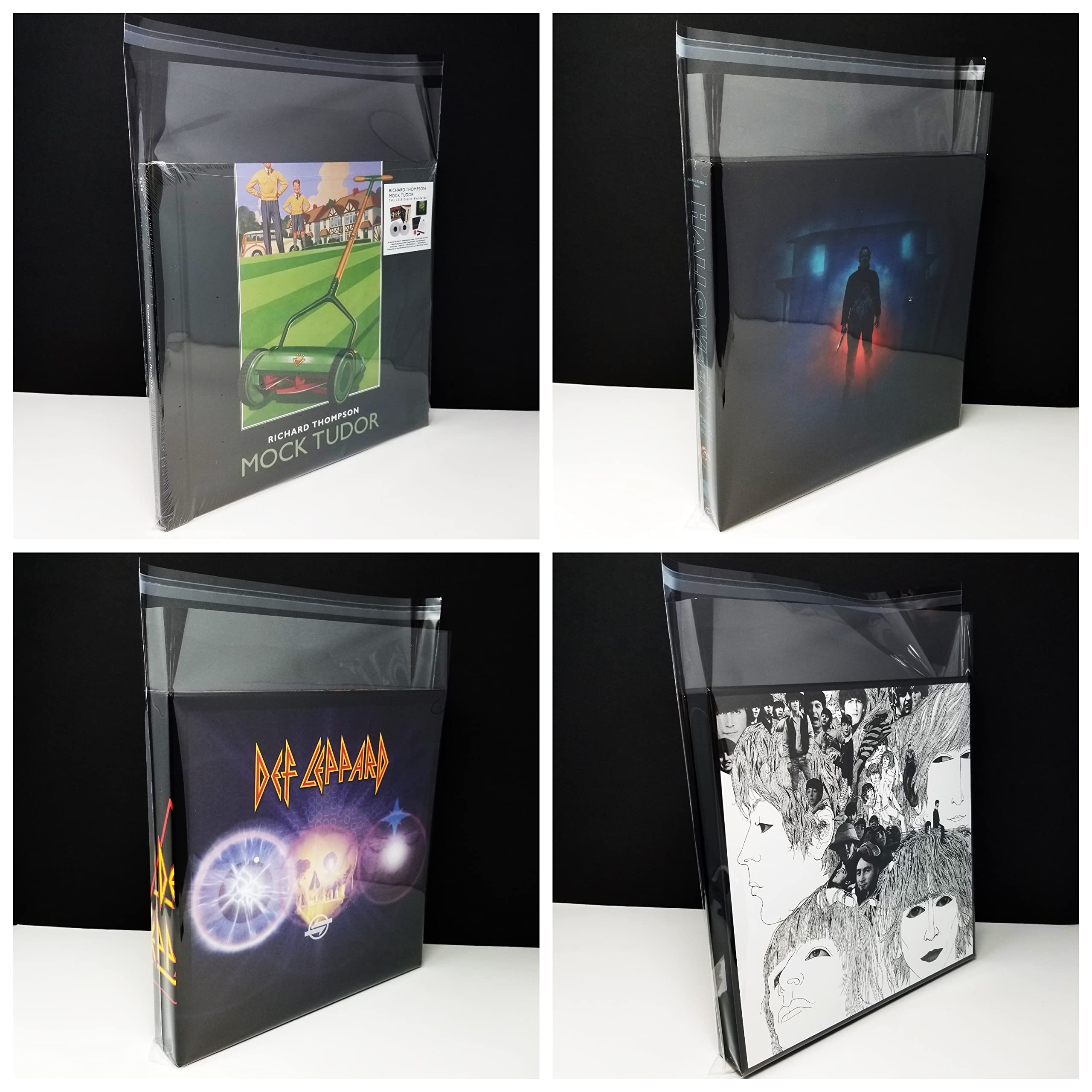 5 Large + Seal Up Box Set Outer Sleeves Fits 4-5 LP Vinyl Record Albums