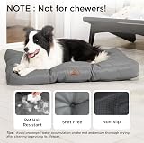 Bedsure Washable Large Dog Bed 91x68x9cm Oxford Fabric Grey view 2