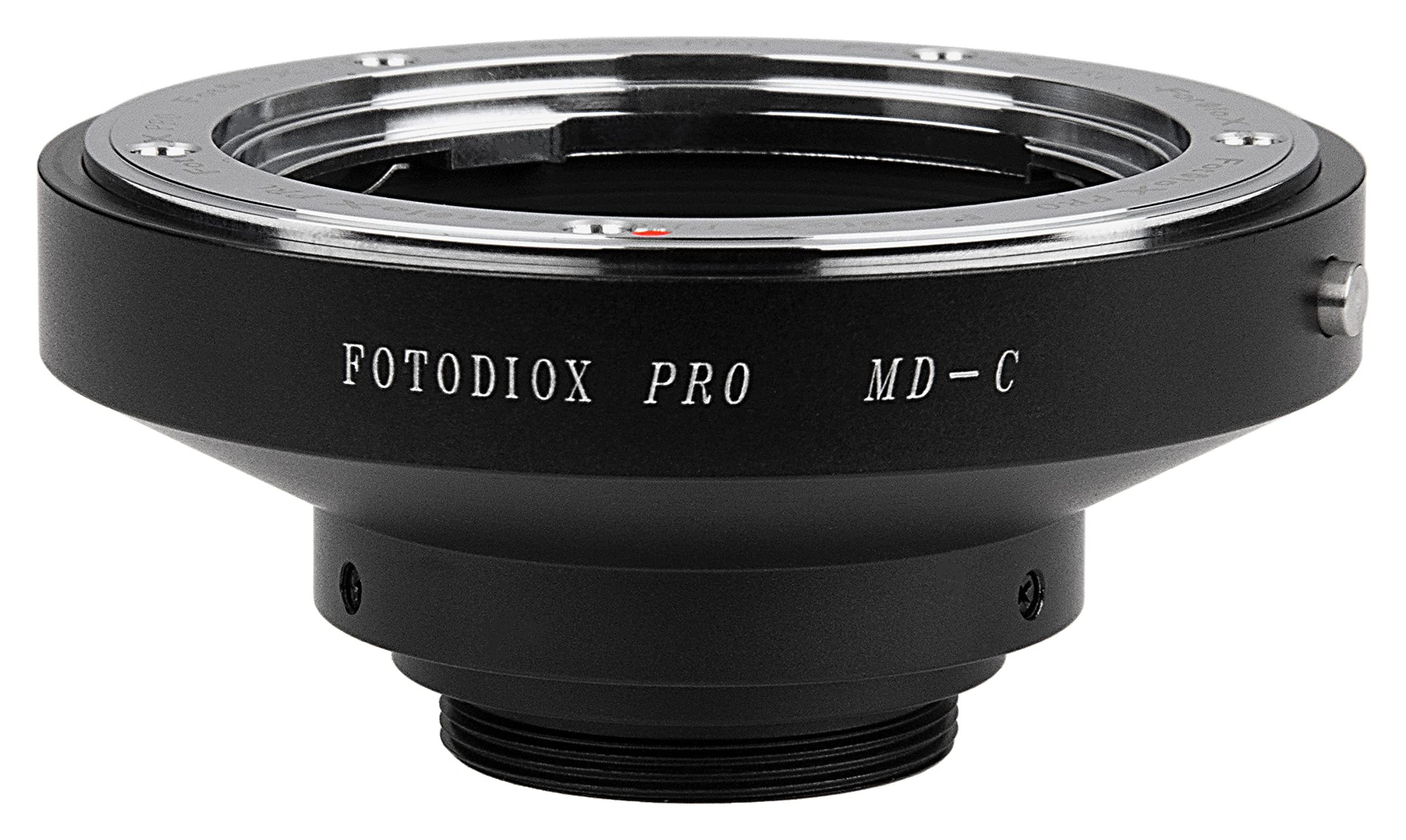 Fotodiox Pro Lens Mount Adapter, for Minolta MD, MC lens to C-mount Movie Cameras and CCTV Cameras