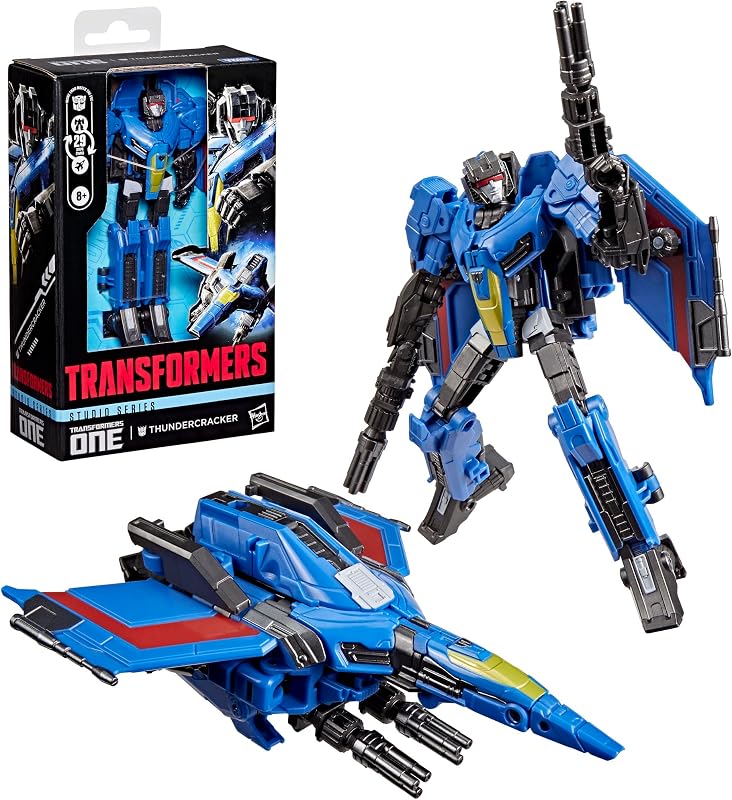 Studio Series, One, Thundercracker Clase de Lujo, Figura Convertible de 13 cm, Juguetes Robots para niños a Partir de 8 años — foto 4 de 6