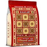KAALAR 1121 Extra Long Grain Basmati Sella Rice, 1 Kg (2.2 lb) | Parboiled, XXL Grain