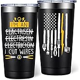 DOEARTE Electrician Gifts for Men - Electrical Engineer Gifts for Dad, Husband, Boyfriend, Coworker - Christmas, Father's Day, Birthday Gift for Electrician - 20oz Tumbler
