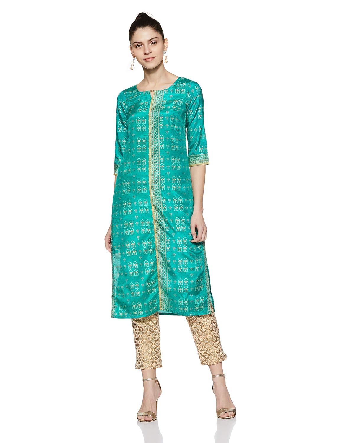 aurelia women's straight kurta
