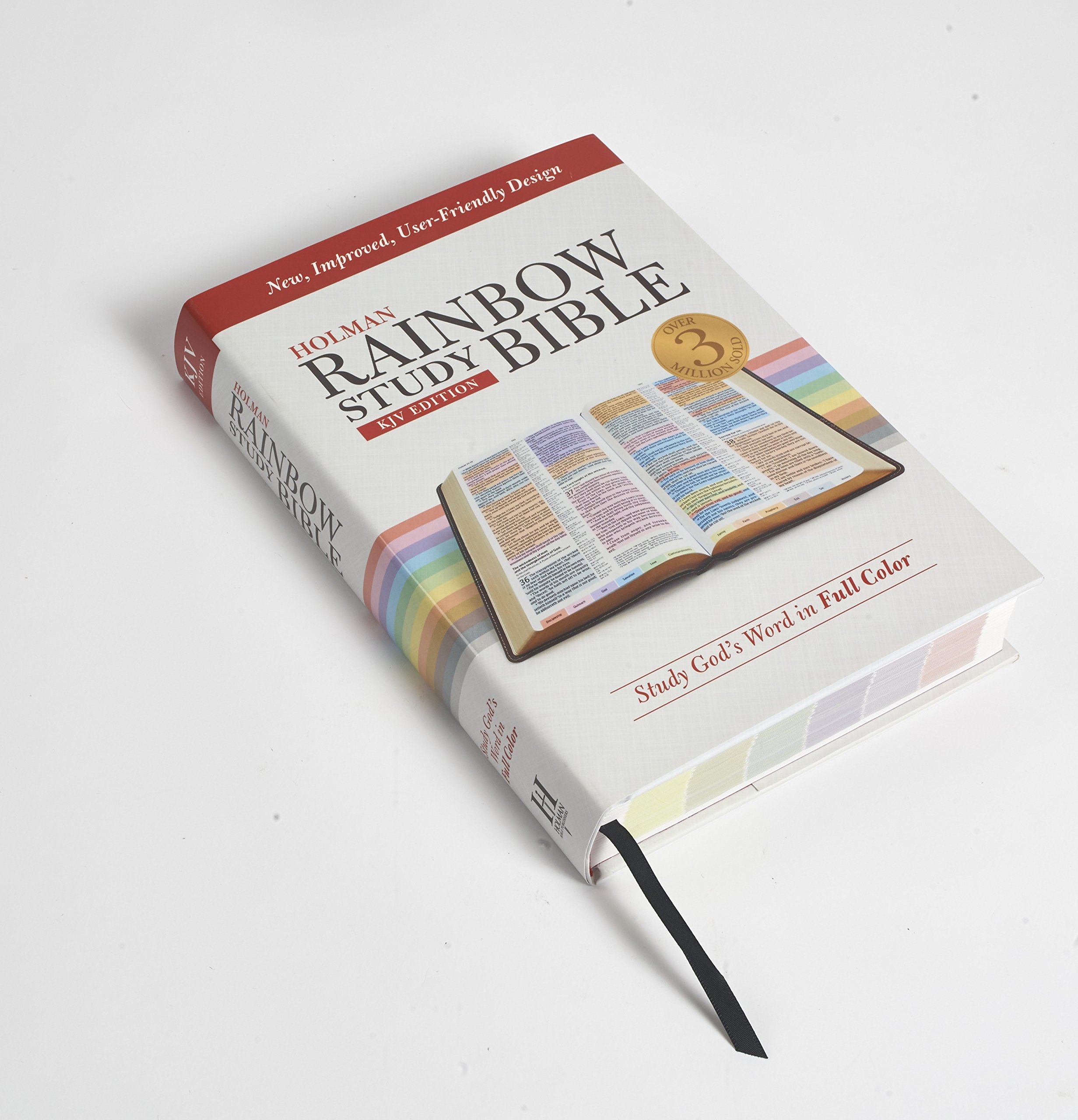 Galleon Holman Rainbow Study Bible KJV Edition, Hardcover