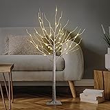 Lighted Birch Tree 4FT 48 LED Artificial Tree for