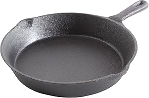 Gibson Home General Store Addlestone 10in Cast Iron Fry Pan, Oil Preseasoned