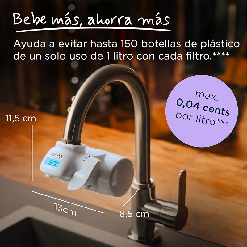 ON TAP Pro sistema filtro agua grifo de cocina, 1x filtro V-MF (600L)