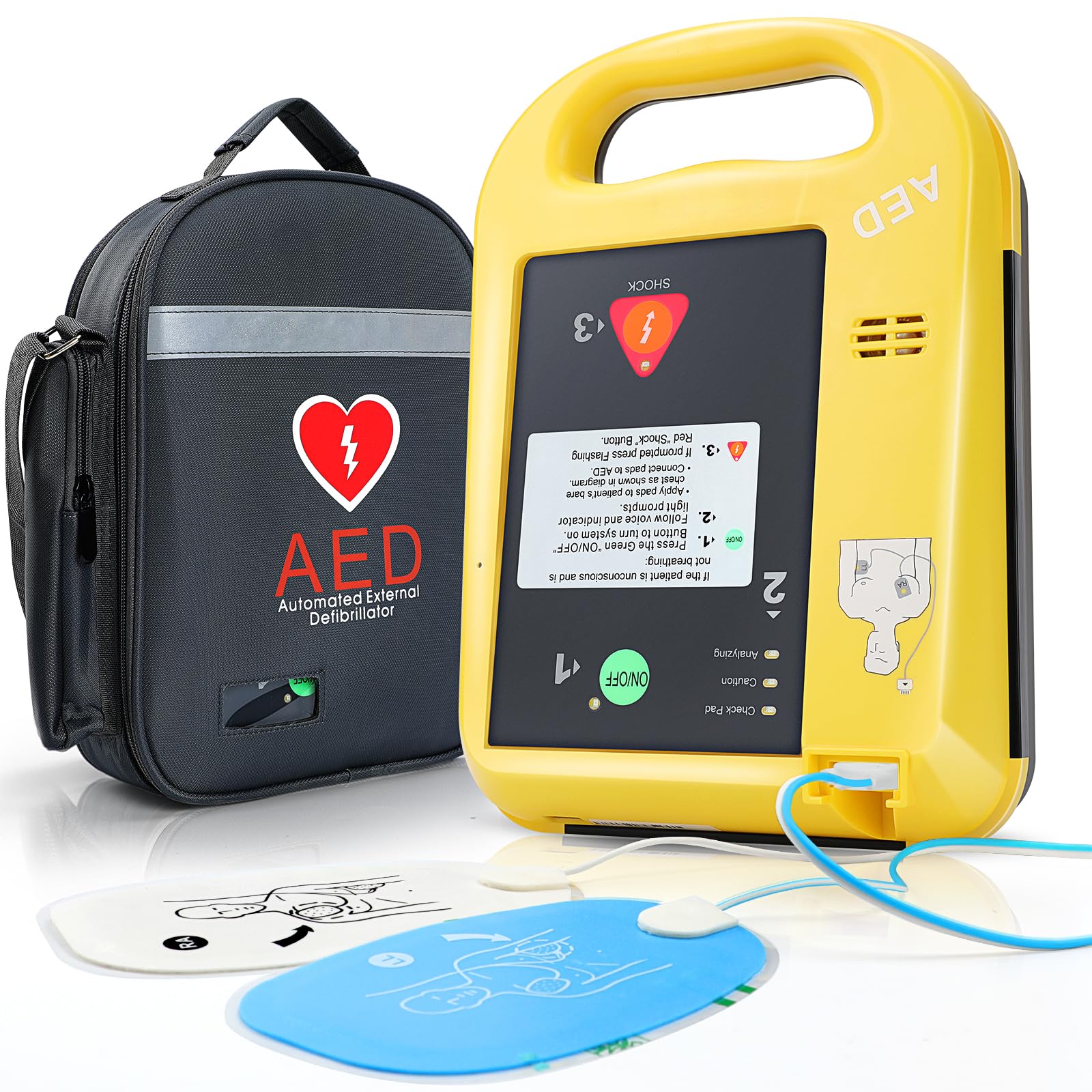Photo 1 of AED Defibrillator Home Portable Emergency Equipment Automatic External Defibrillator