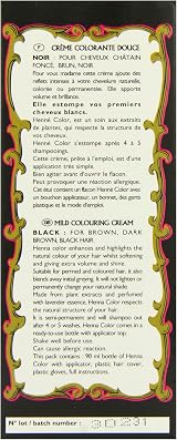 Henne Color Black Henna Hair Colouring Cream 90ml Natural Dye for Dark Hair view 3