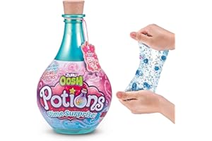 ZURU OOSH Oosh Potions Slime Surprise (Teal) by ZURU DIY Slime Kit with Sparkles, Beads, Glittler, Stress Relief, Party Favors, Magical Fluffy Putty Slime for Kids and Girls Ages 6+