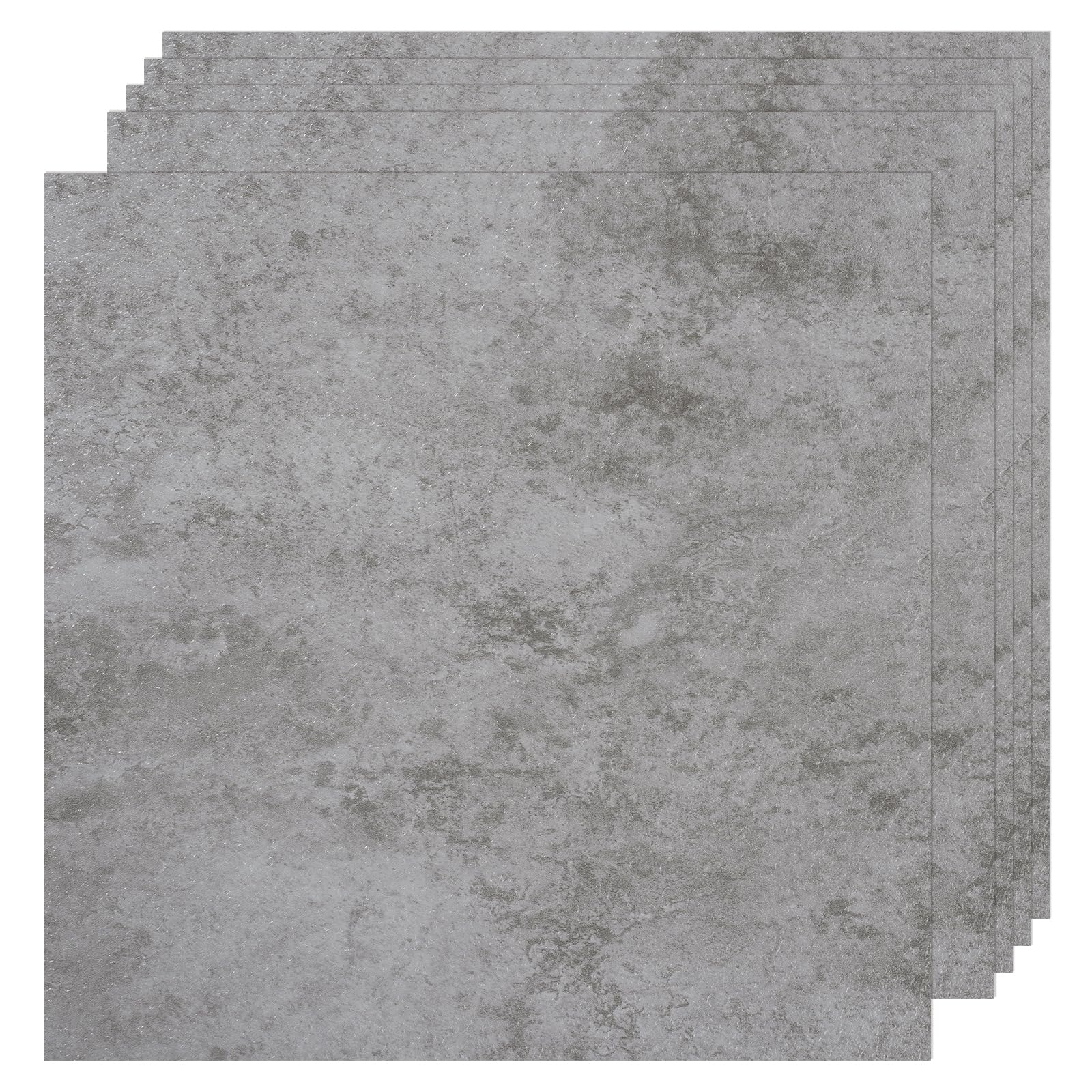 Photo 1 of VallisCo 30-Pack Peel and Stick Vinyl Floor Tiles, 12"x12" Self-Adhesive Waterproof Peel and Stick Flooring Planks DIY for Bathroom, Kitchen, Living Room, Cover 30 Sq. Ft Dark Gray