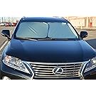 EcoNour Premium Car Windshield Sunshade-Universal Fit for Car, SUV, Van,Truck-. 210T Nylon material- Heat and Sun Reflector