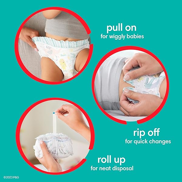 PAMPERS DIAPERS – CRUISERS 360 – SIZE 4, 21 COUNT, BABYPROOF UP TO 100% LEAKPROOF PULL-ON DIAPER (PACKAGING MAY VARY)