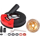 Dastool Expert Surface Grinding Dust Shroud for Angle Grinder, Universal 4.5/5-Inch + Diamond grinding cup wheel Dt1701-125D