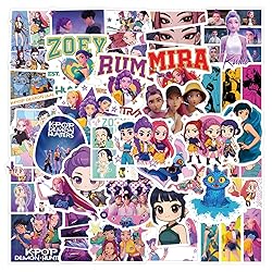 50pcs Kpop Demon Hunters Stickers for Girl Water