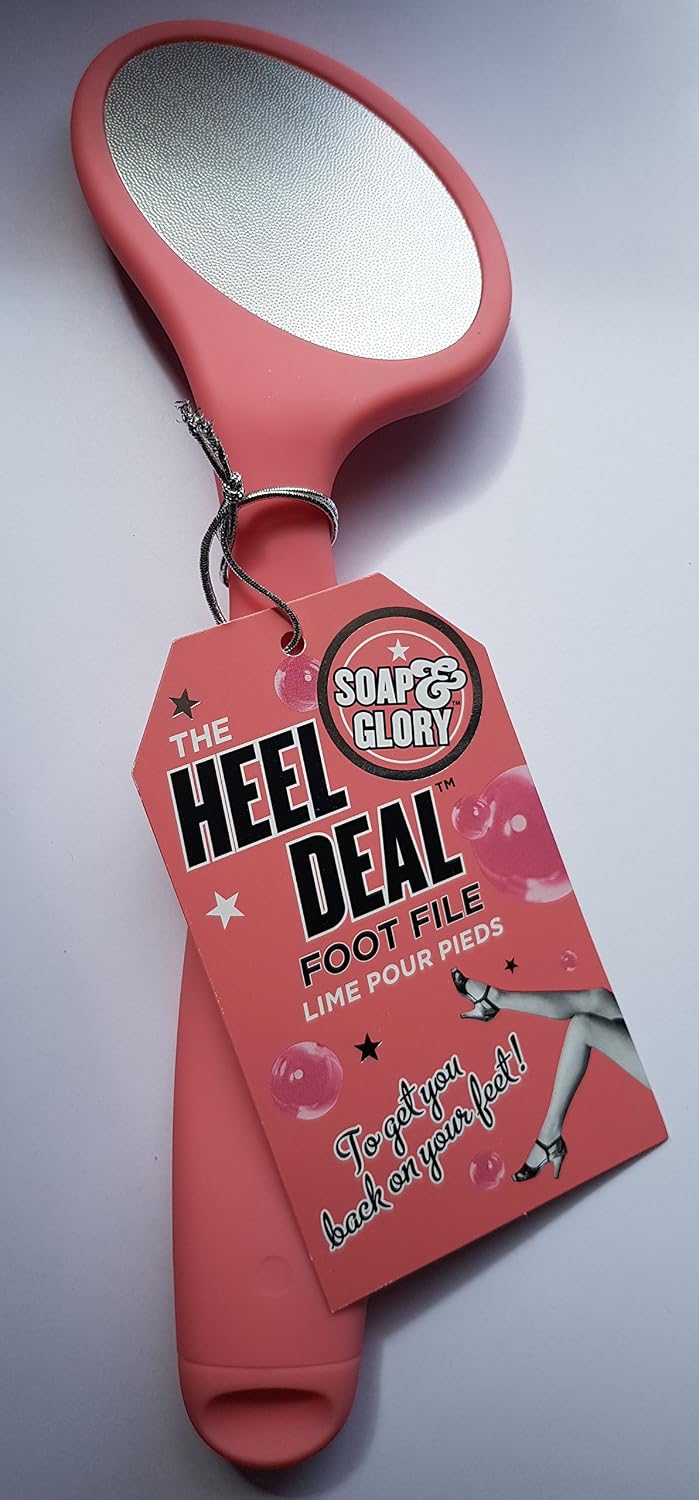 Soap & Glory The Heel Deal Foot Buffer Pink *New*