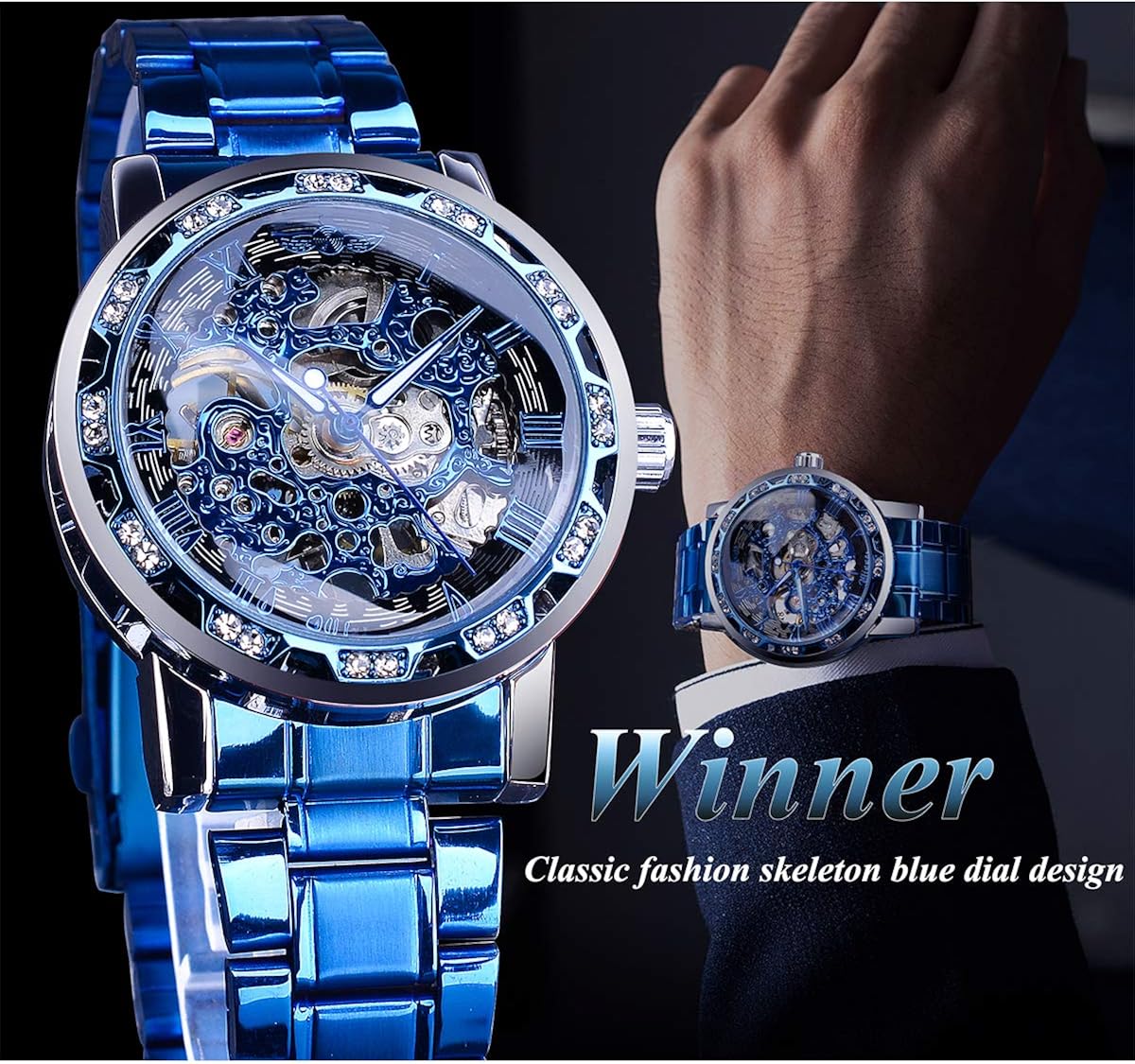 Winner watches blue Clearance