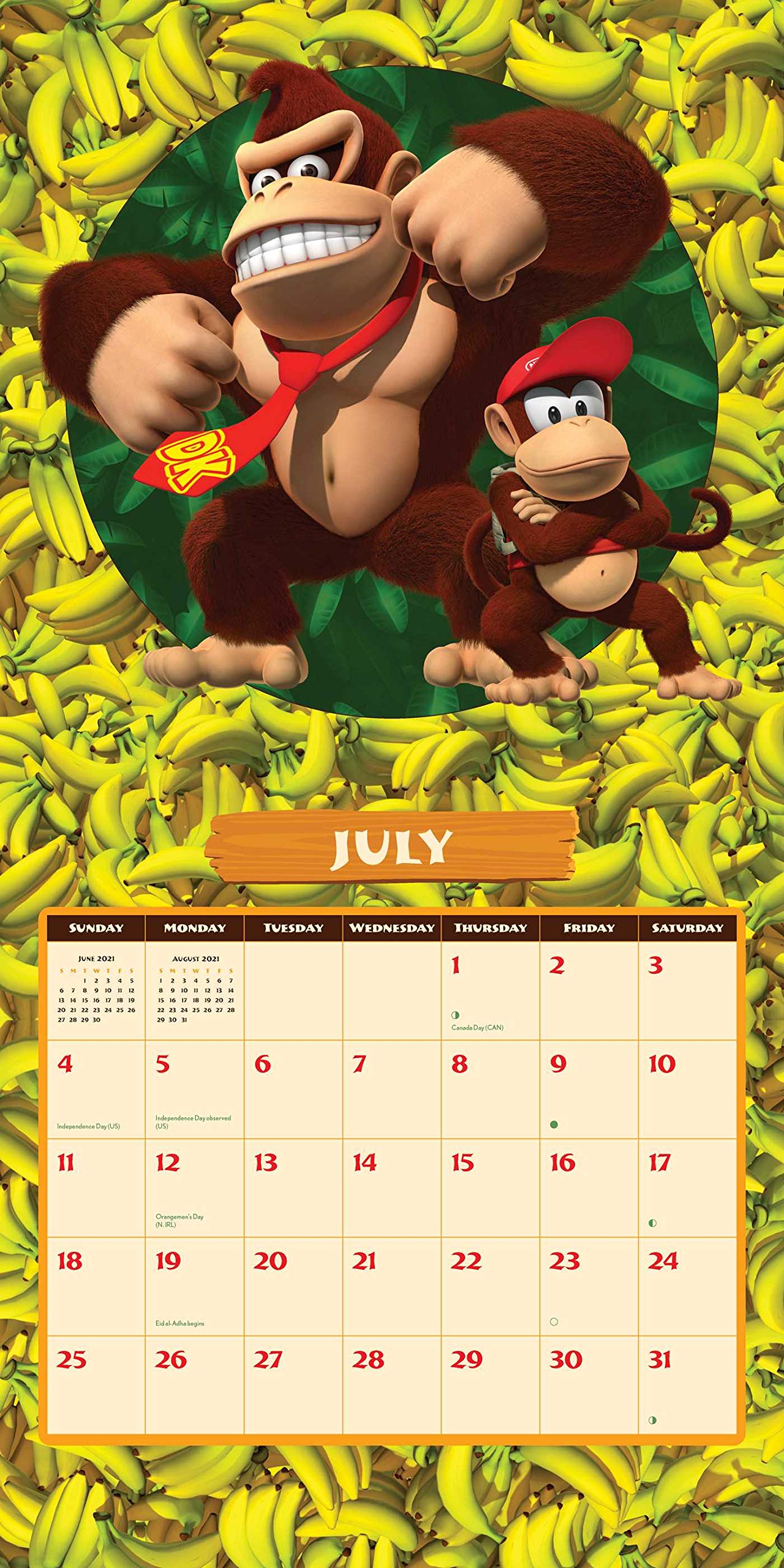 Donkey Kong 21 Wall Calendar Amazon Co Uk Nintendo Books Donkey Kong 21 Wall Calendar Amazon Co Uk Nintendo Books