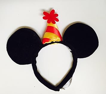 mickey mouse birthday hat with ears