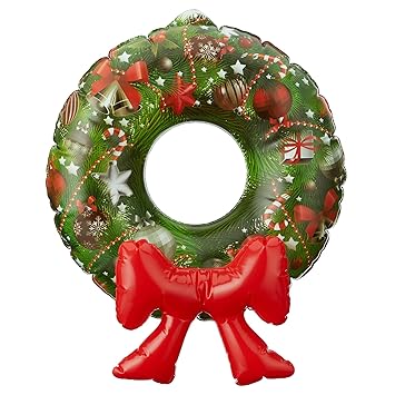 Preis Am Stiel Weihnachtsdekoration Aufblasbarer Türkranz Zum Hängen Türschmuck Weihnachten Xmas Weihnachtskranz Wanddeko Wandschmuck