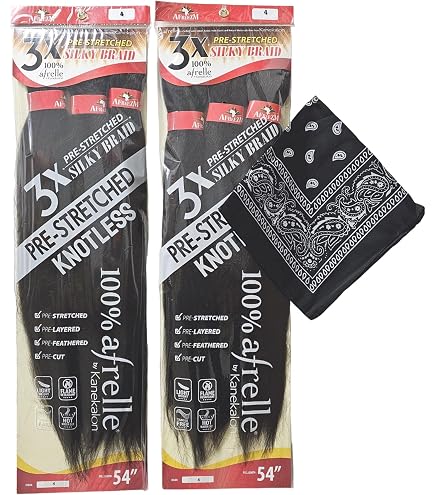 Amazon.com: Afreezm Pre-Stretched Silky Braiding Hair 3X with