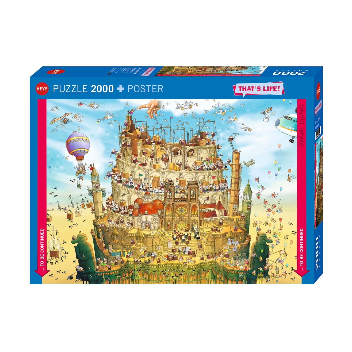 Heye Puzzles - 2000 pc - High Above, Thats Life!