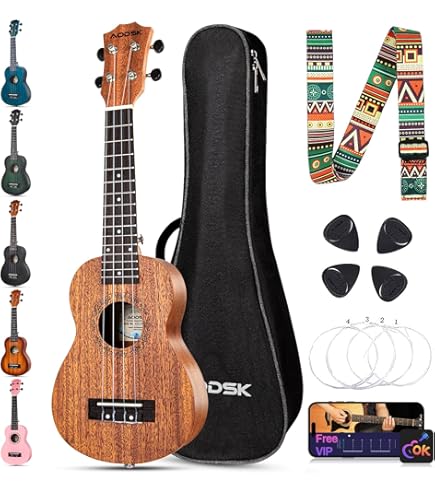 アイドル Ukei Amazon.com: Ortega Guitars, 4-String Keiki Designer Series