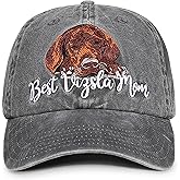 InnoBeta Vizsla Mom Gifts Hat for Women, Vizsla Gifts for Christmas, Birthday, Adjustable Embroidered Baseball Cap