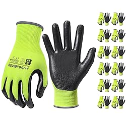 MANUSAGE Safety Work Gloves - Protective Glove for