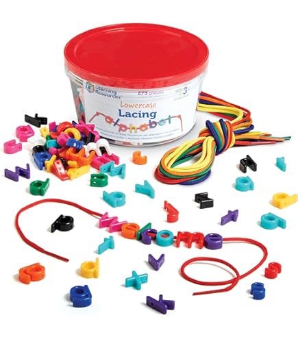 Quercetti Jeu de Laçage Montessori ABC 123 - 3A+ | Maroc - 1er