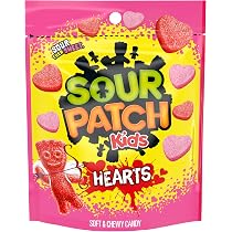 Amazon.com : SOUR PATCH KIDS Soft & Chewy Valentines Day Candy ...