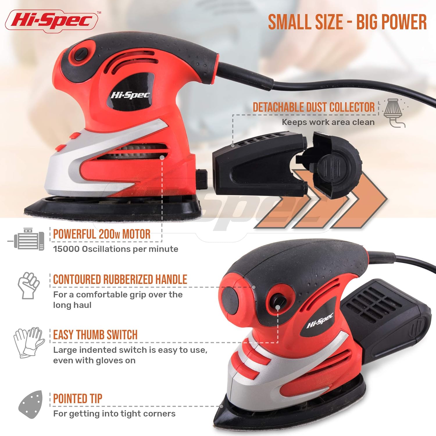 Hi-Spec DT40261-US Detail Sanders product image 3