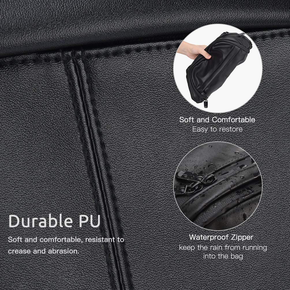 VBIGER Sac à Bandoulière Femme Sac à Dos en Cuir PU avec Mini Sac à Main en Cuir