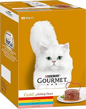 gourmet melting heart cat food