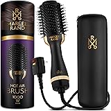 Professional Hair Dryer Brush for Women, 2 in 1 Volumizing Brush Dryer, Oval Brush Blow Dryer 75MM with a Hard Travel Case an