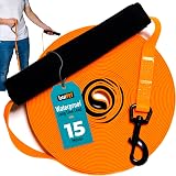 Total Pet Training Lead for Dogs 15m Waterproof Long Line Regular Clip