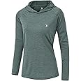 TBMPOY Womens UPF 50+ Sun Protection Hoodie Shirt Long Sleeve Fishing Hiking Outdoor UV Shirt Lightweight