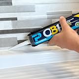 OB1 PlumbersPal White Sanitary Sealant & Adhesive - Mould Resistant - 290ml view 4