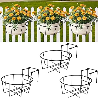 indoor plant pots terracotta JOFAMY Ceramic Plant Pots, 2 Set Flower Pots 5.5/4.5 Inch with Drainage,  Double Color Glazed Speckled White & Terracotta Bottom Ceramic Planter Idea  for Plant Lovers — Jofamy main image 0