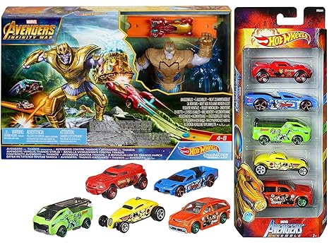 Amazoncom Hot Wheels Thanos Mad Showdown Race Avengers
