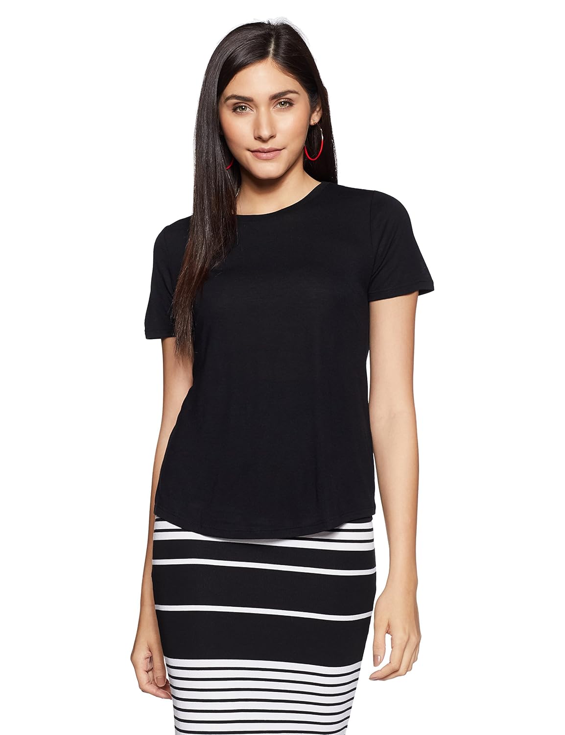 marks & spencer women's plain regular fit t-shirt