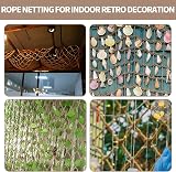 BigTree Heavy Duty Jute Rope Net 1x5m 8mm Mesh 10x10cm Safe Balcony Garden view 9