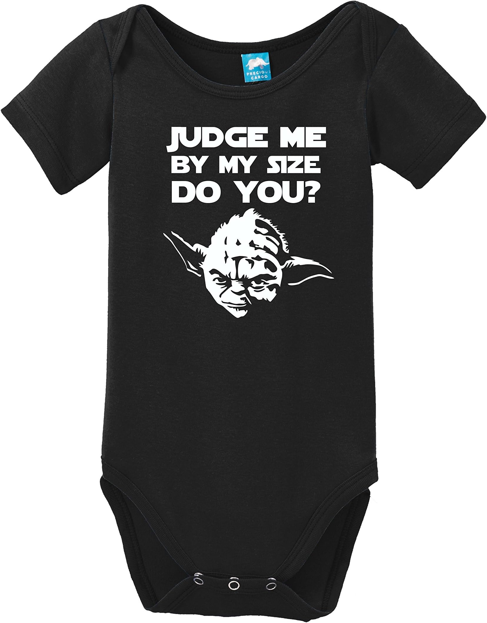 Star Wars Parody Funny Baby Onesie Bodysuit Toddler Shirt Yoda Storm Pooper Jedi (6 months, Yoda Size Onesie)