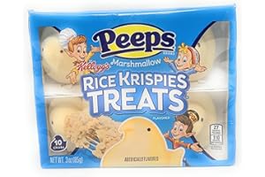 PEEPS Rice Krispies Treat Flavored Marshmallow Chicks 10 Count - 1 package