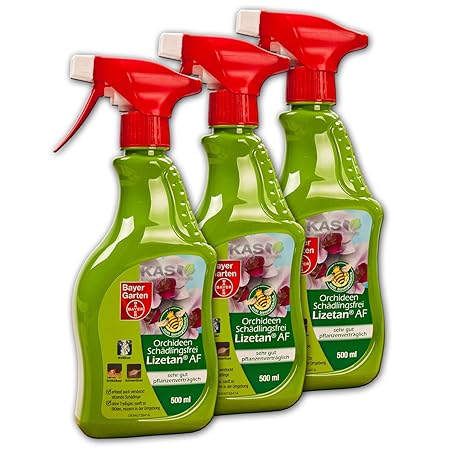 BAYER Orchideen Schädlingsfrei Lizetan AF 3x 500 ml