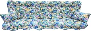 Polsterauflage Hollywoodschaukelauflage Modell 939 Blumen (180 x 50 cm Hollywoodschaukelauflage)