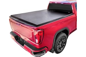 Black Series Soft Tri-Fold Tonneau Cover 2009-2025 RAM 1500 5.7-Feet Box Non-RamBox - Classic and New Body