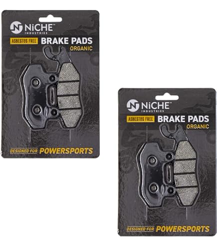 XYT Front & Rear Organic Brake Pads For Kawasaki Ninja 250R 2008–2012