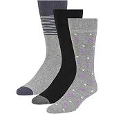 Ted Baker Men's Pattern Crew Dress Socks (3-Pack)